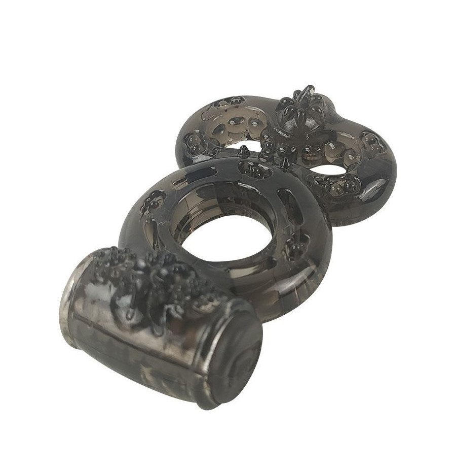 Penis Ring with Vibration Black